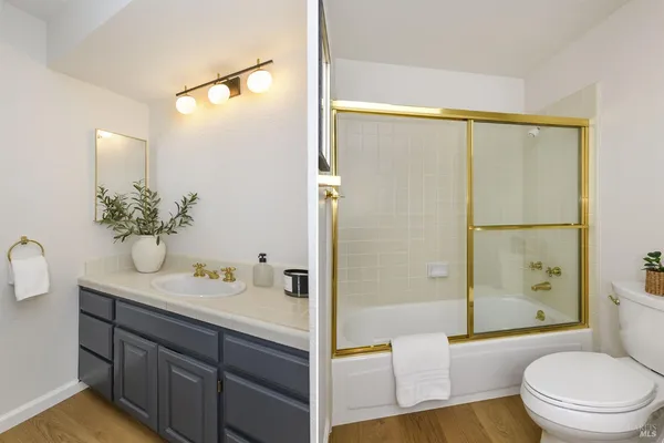 wooden floor in an empty room and a window