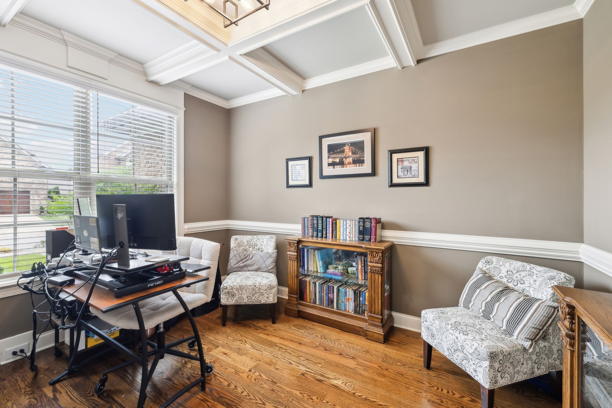 7023 Brindle Ridge Way Spring Hill, TN 37174 - Photo 15 of 26 a living room with furniture and a book shelf
