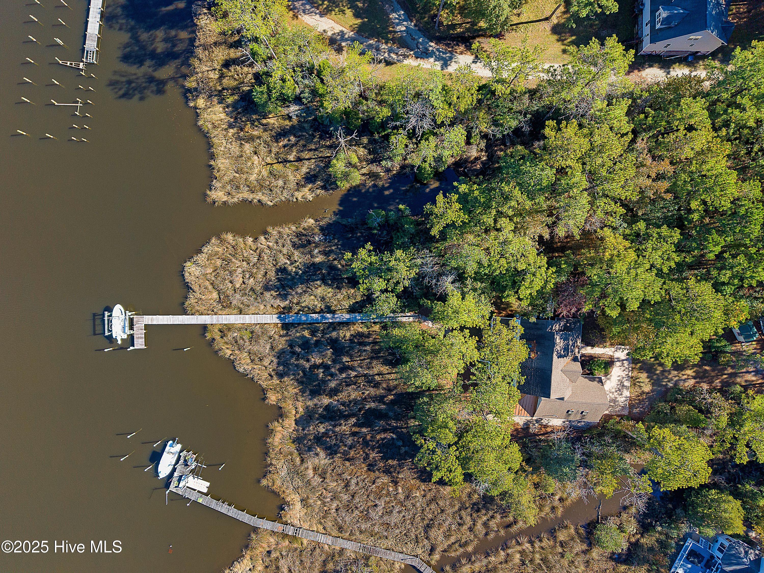 466 Bay Shores Road Merritt, NC 28556 - Photo 37 of 44 Aerial View / Waterview