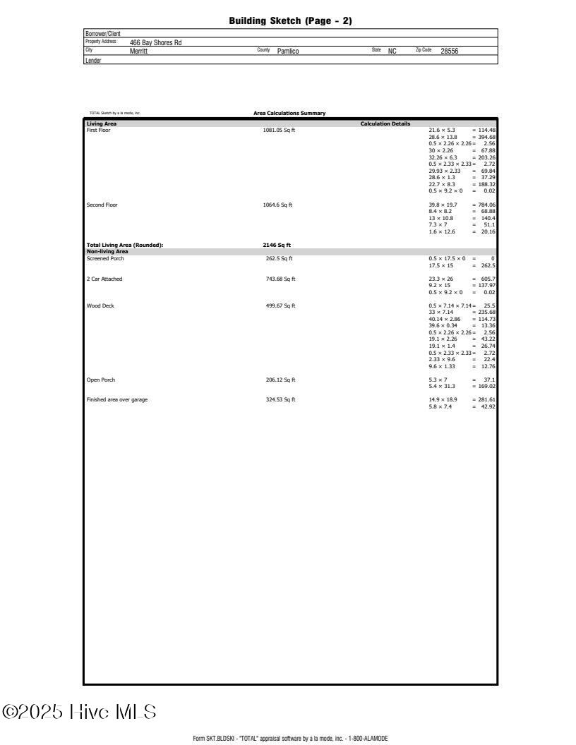 466 Bay Shores Road Merritt, NC 28556 - Photo 42 of 44 SKETCH