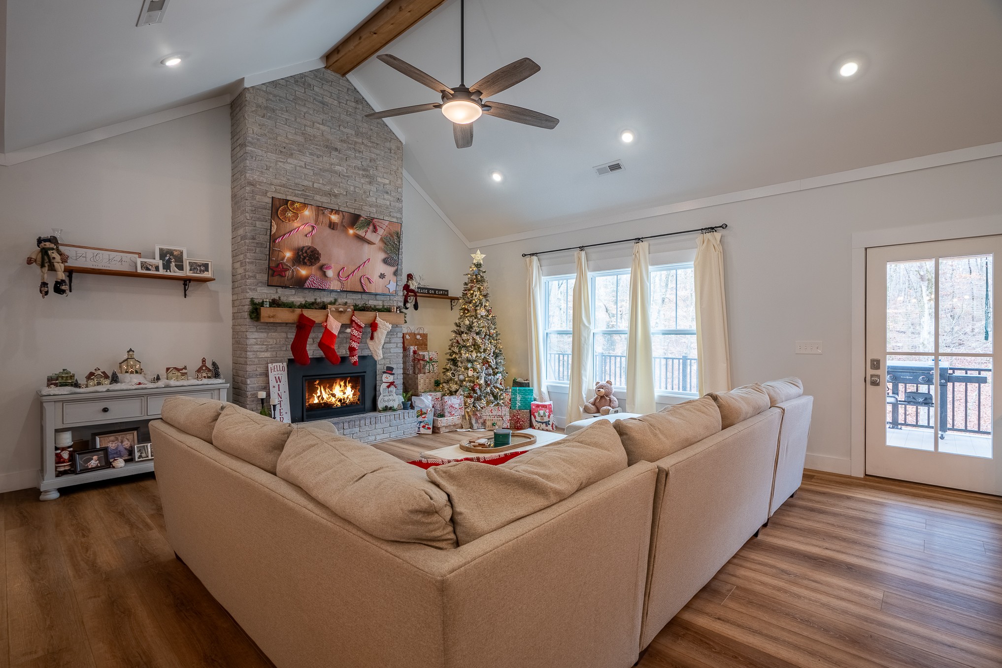 54 Spring Drive Killen, AL 35645 - Photo 11 of 75 a living room with furniture and a flat screen tv