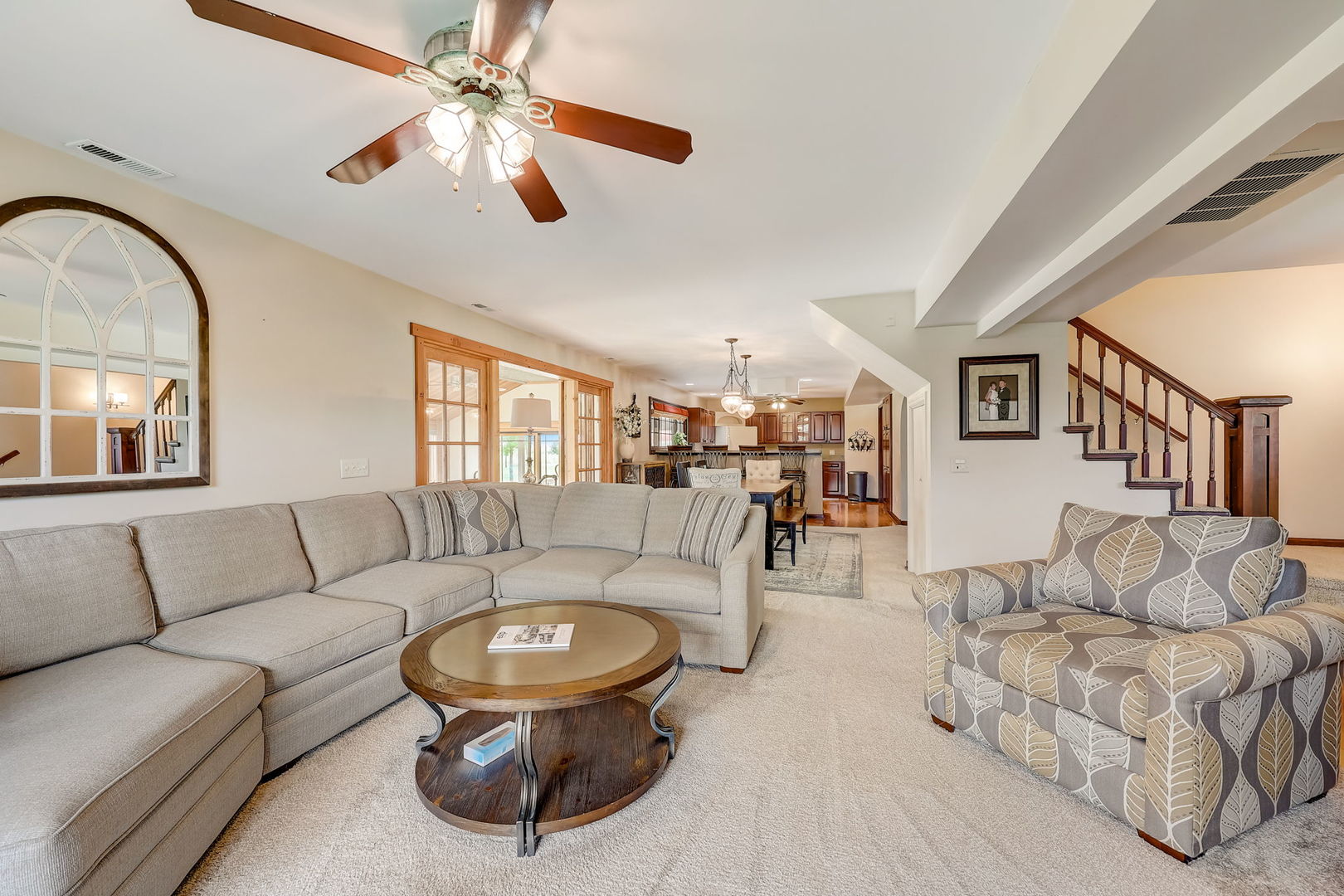 4234 East 12000th Road North Peotone, IL 60468 - Photo 29 of 62 a living room with furniture and a large window
