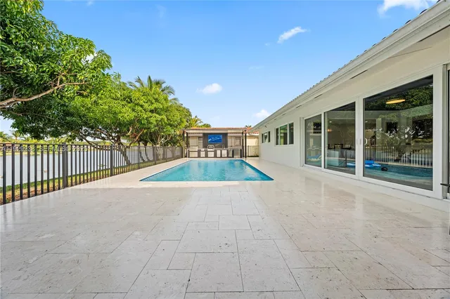 a view of a house with a garden