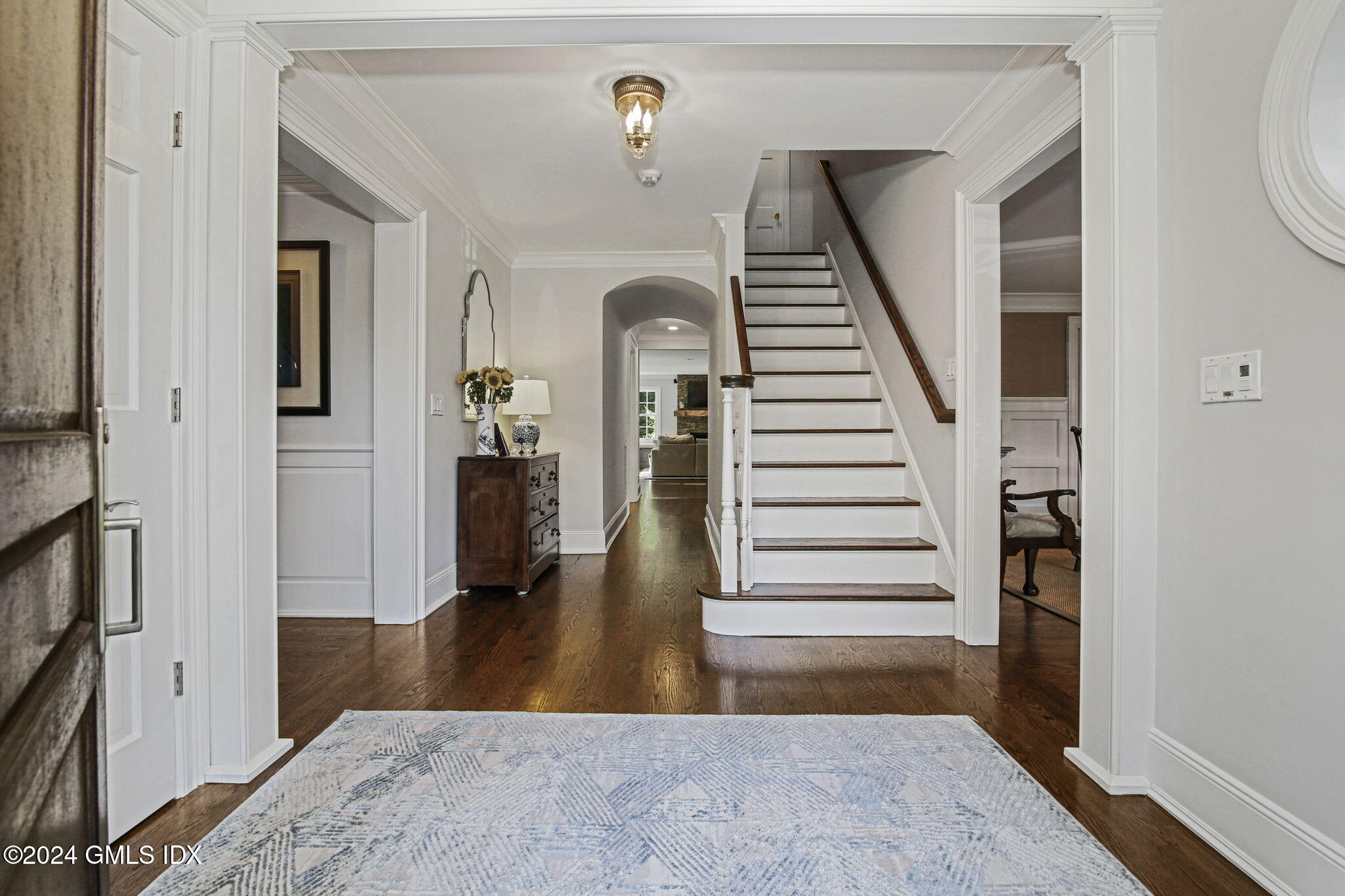 49 Grosset Road Riverside, CT 06878 - Photo 4 of 41 a view of entryway and hall with wooden floor