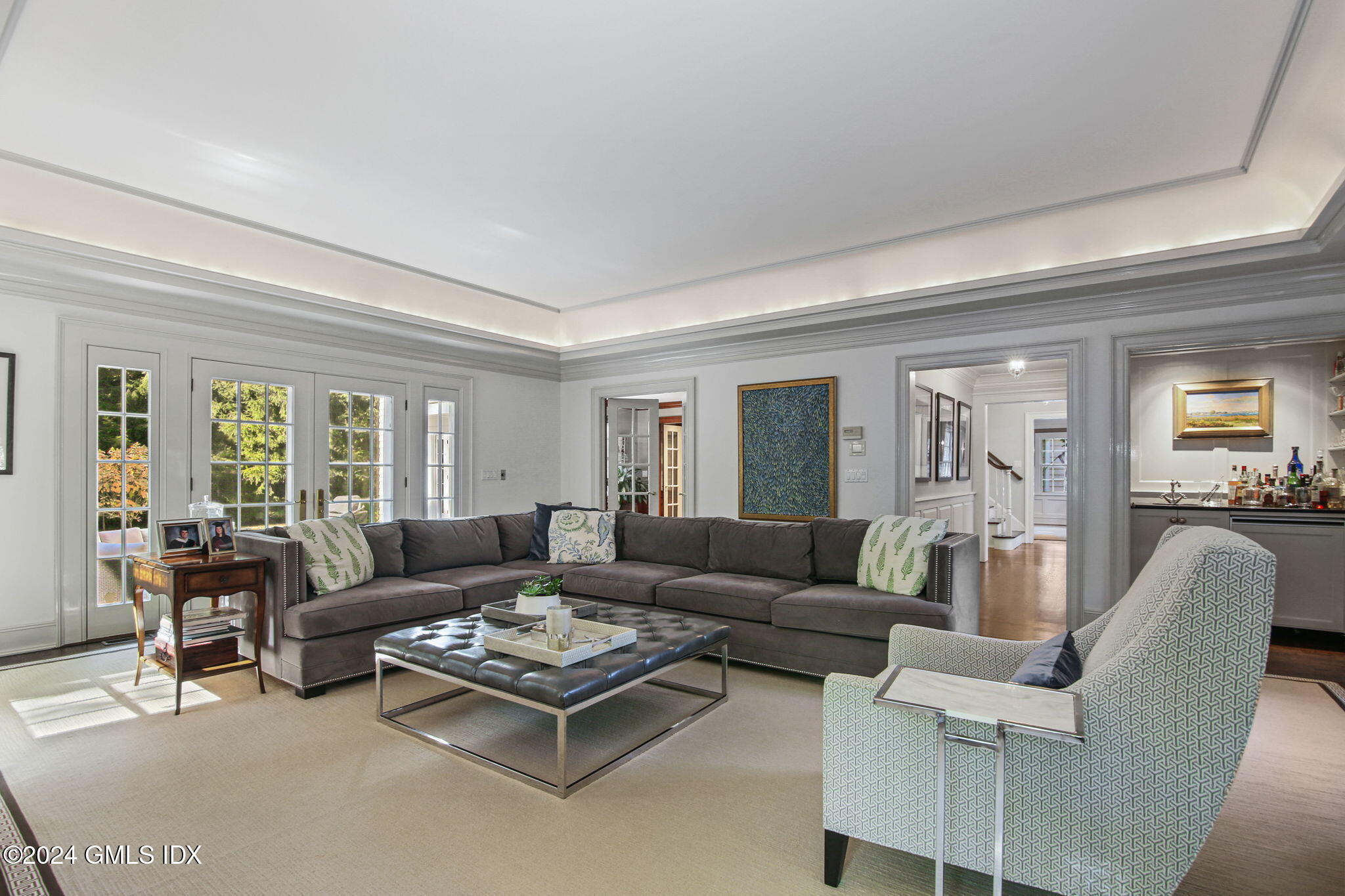 49 Grosset Road Riverside, CT 06878 - Photo 8 of 41 a living room with furniture and a large window