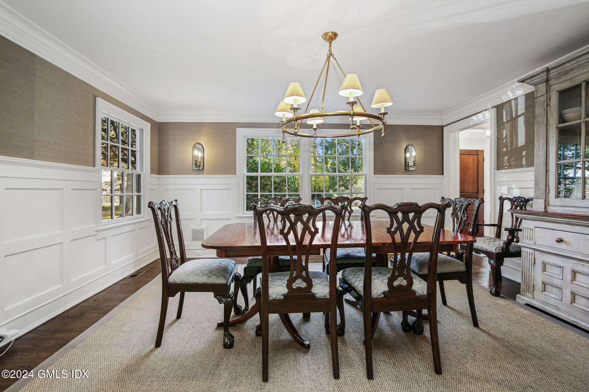 49 Grosset Road Riverside, CT 06878 - Photo 9 of 41 a view of a dining room with furniture window and outside view