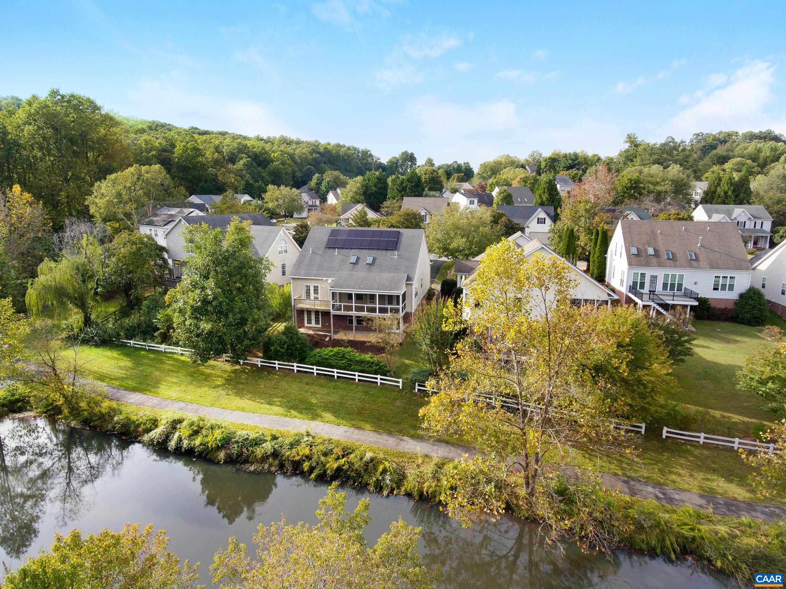 960 Canvas Back Drive Charlottesville, VA 22903 - Photo 55 of 66 a view of a lake with houses