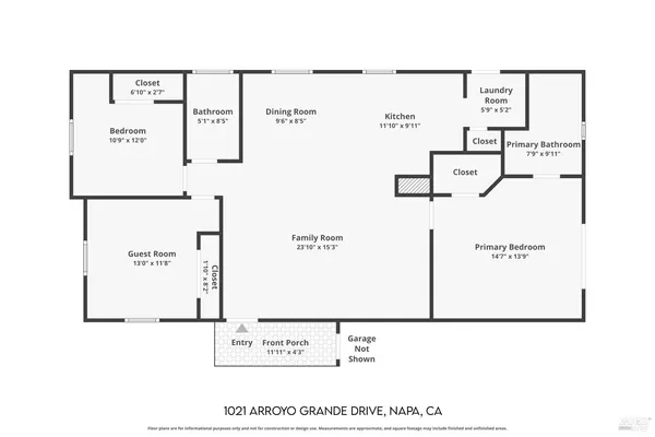 $475,000 | 1021 Arroyo Grande Drive, Napa, CA 94558