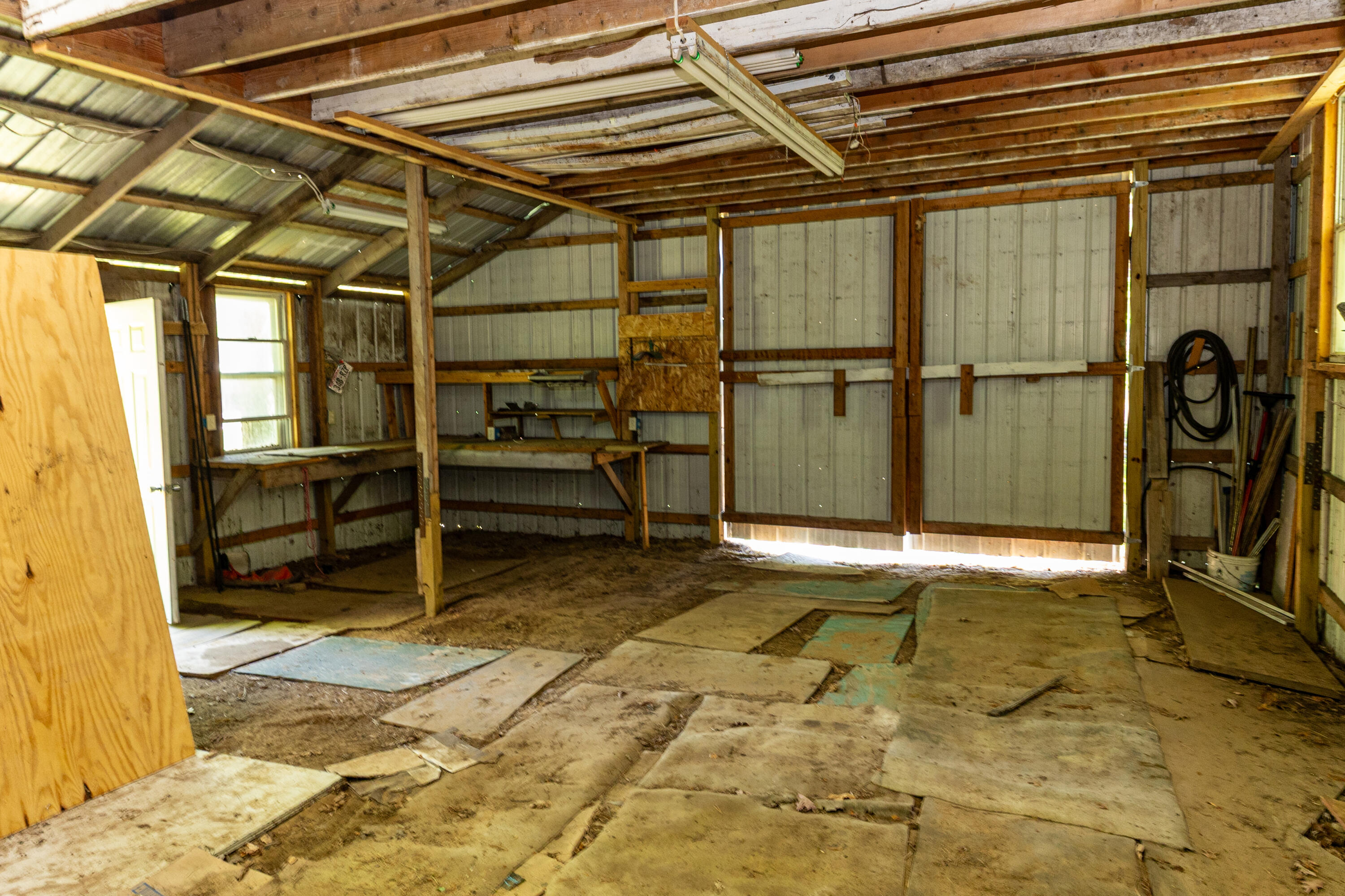 4678 Huser Road Seneca, WI 54489 - Photo 36 of 38 Shed Interior 2