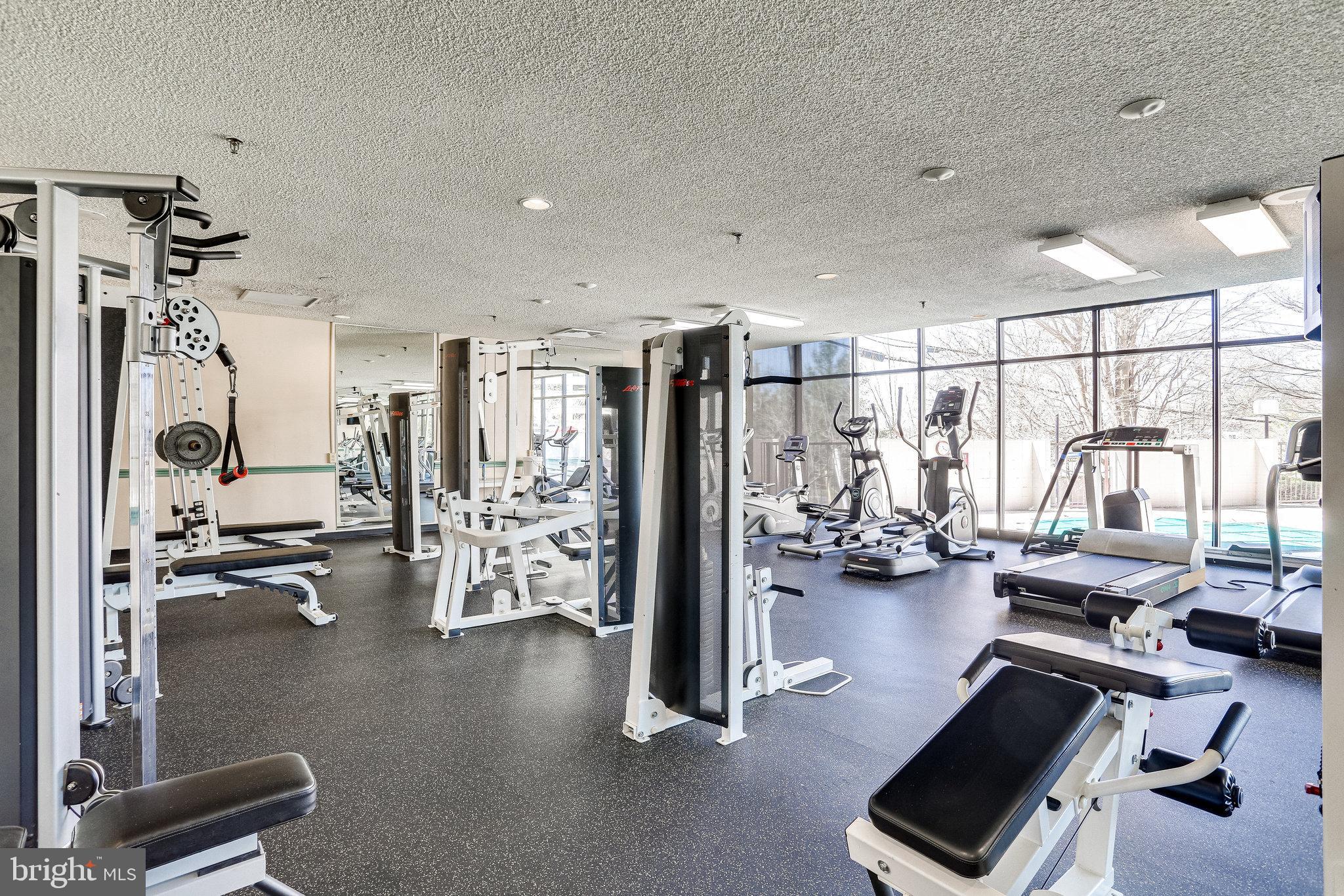 5911 Edsall Road, Unit 805 Alexandria, VA 22304 - Photo 26 of 37 a view of a room with gym equipment