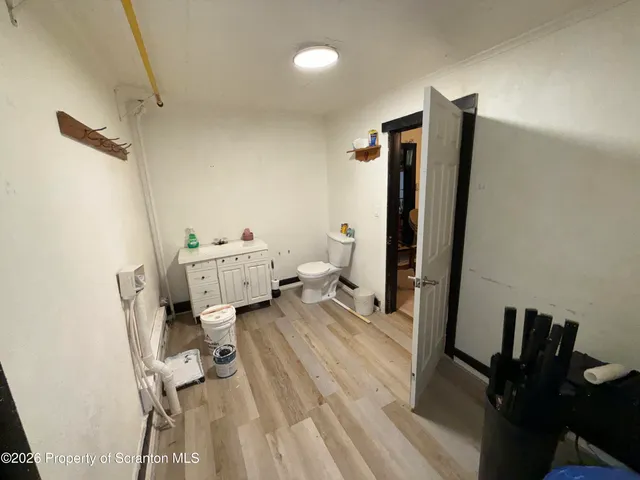 a living room with a couch and a table