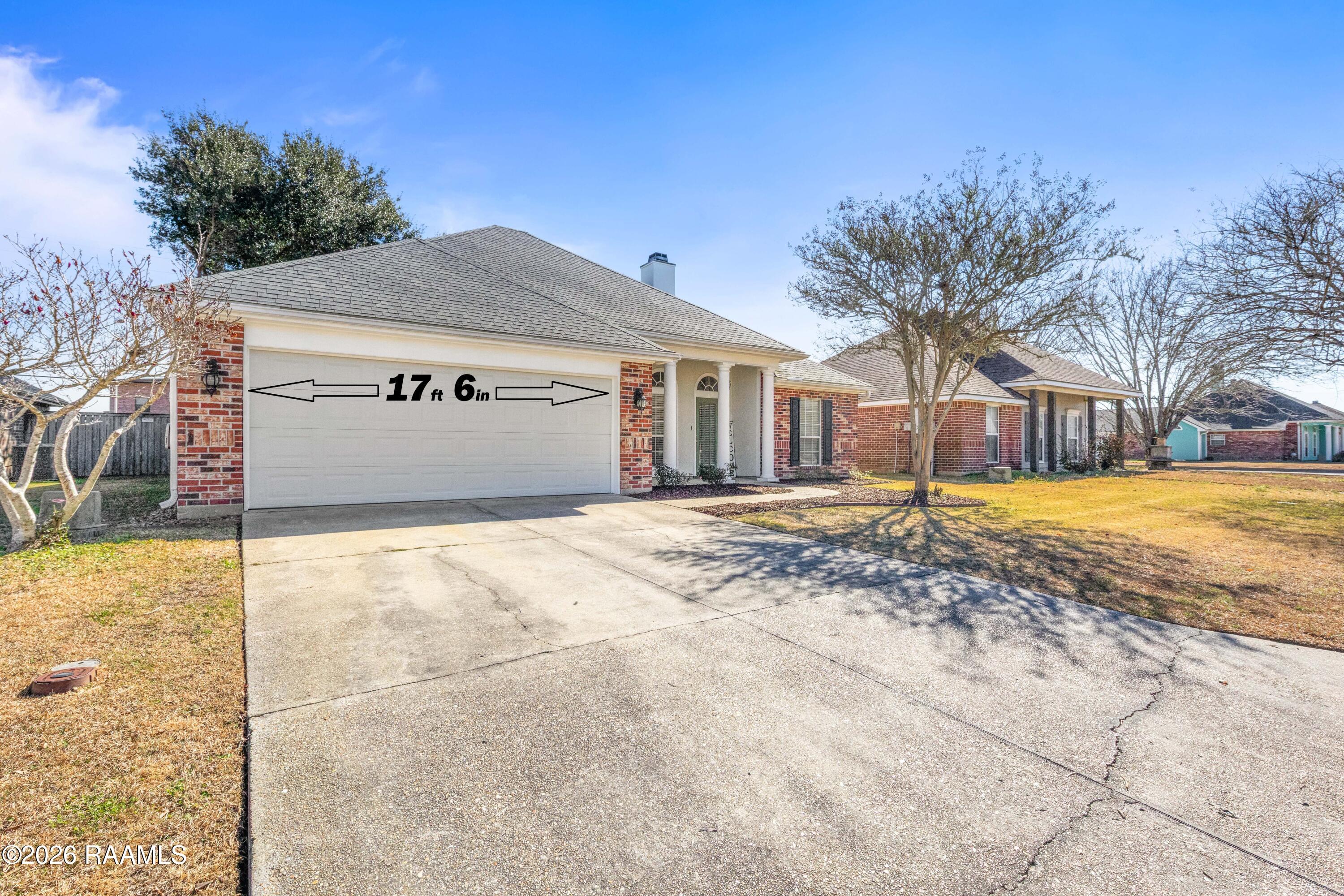 102 Pear Tree Circle Broussard, LA 70518 - Photo 25 of 28 17ft 6in GarageDoorjpg