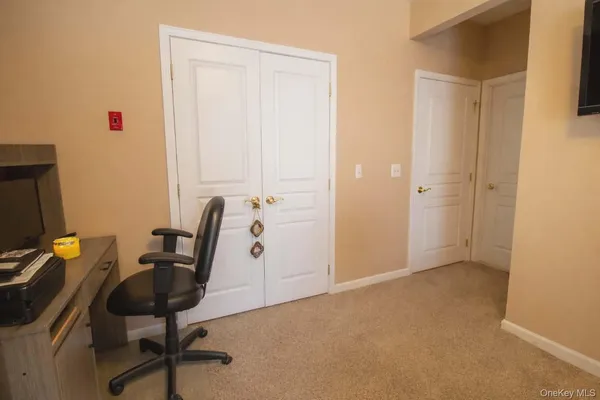 a view of workspace with fan