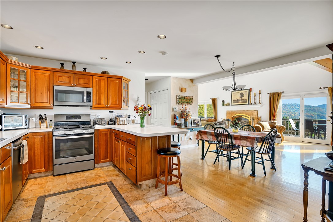 156 Bowen Road Middlefield, NY 13326 - Photo 24 of 45 kitchen eat in area