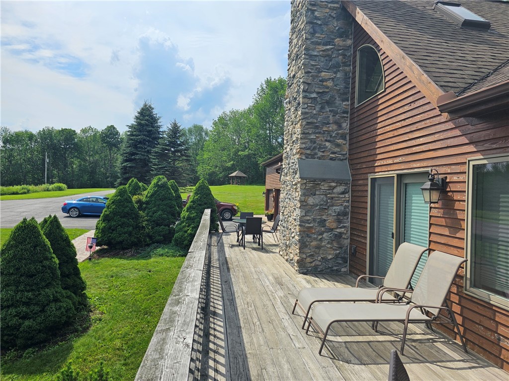 156 Bowen Road Middlefield, NY 13326 - Photo 6 of 45 Front deck