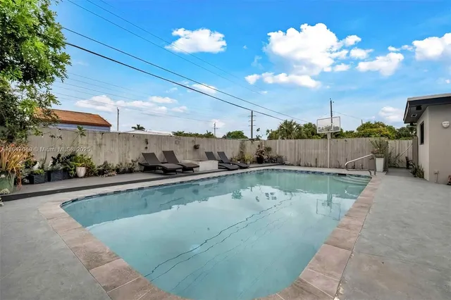 a view of a swimming pool