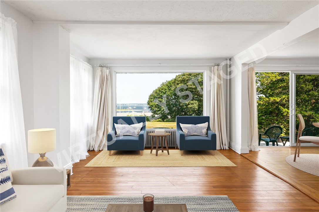 6 Chapel Lane Westerly, RI 02891 - Photo 13 of 46 AI virtual staging. Main house has direct ocean views