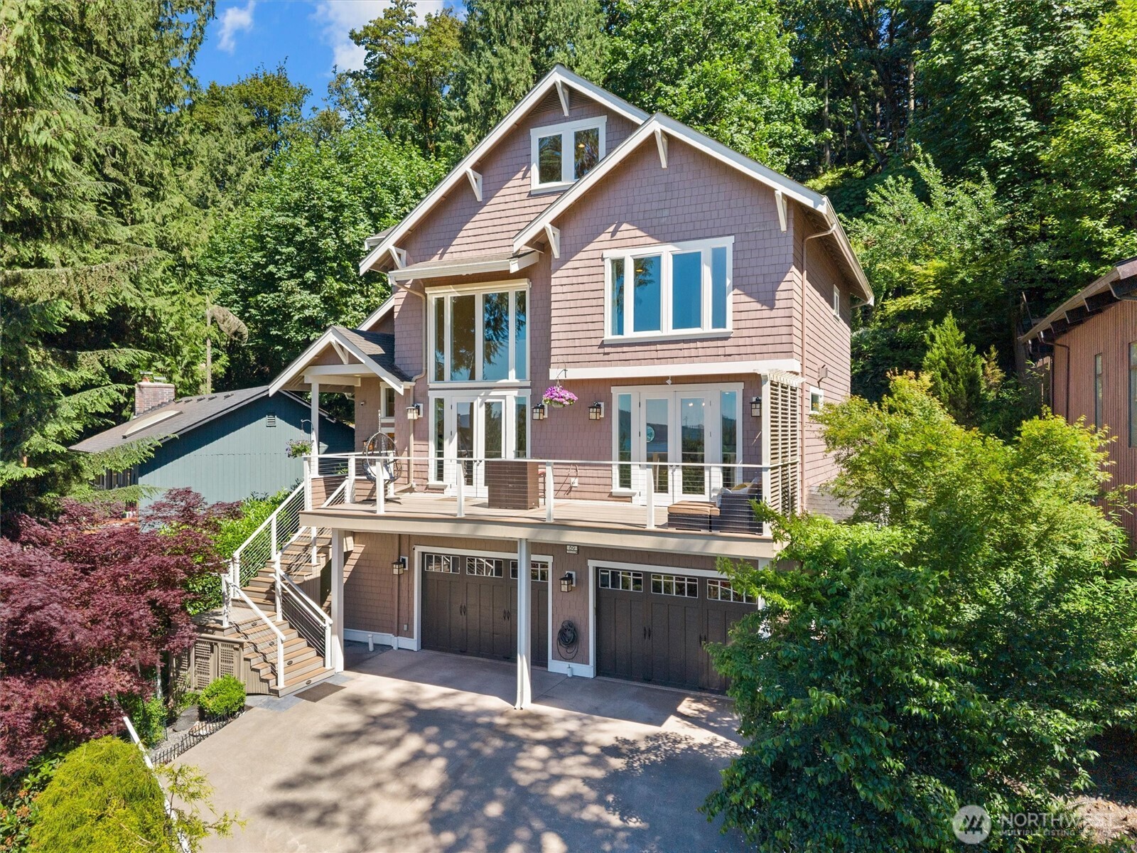 89 Grand View Lane Bellingham, WA 98229 - Photo 2 of 40 a front view of a house with a yard and trees