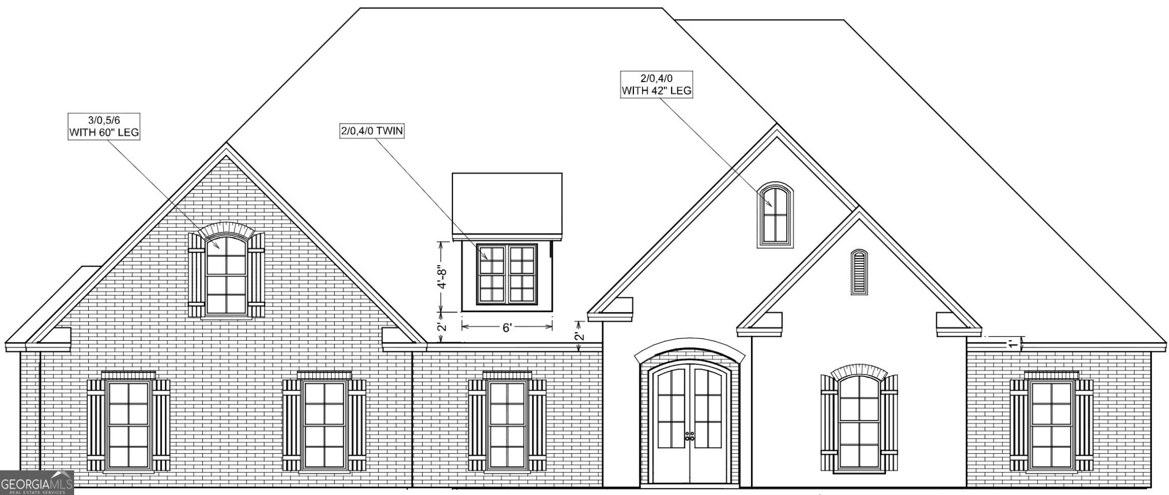 a view of front door with small garden