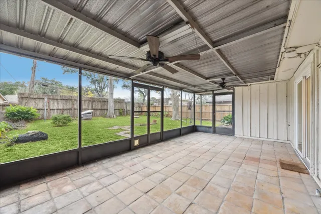 a view of a backyard of the house