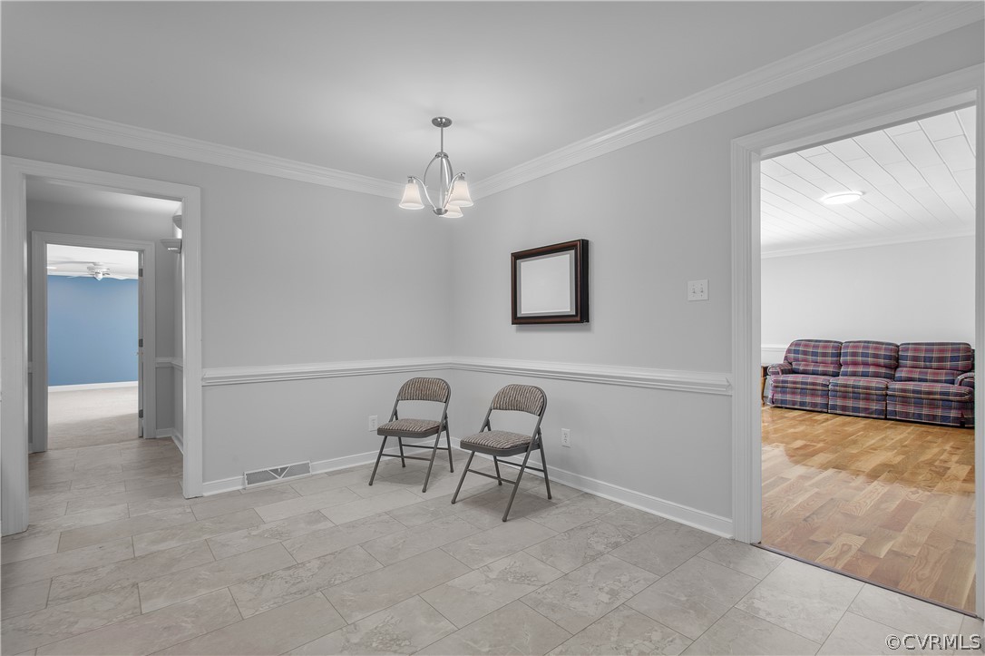 1503 Black Heath Road Midlothian, VA 23113 - Photo 18 of 50 a view of a livingroom with furniture and chandelier