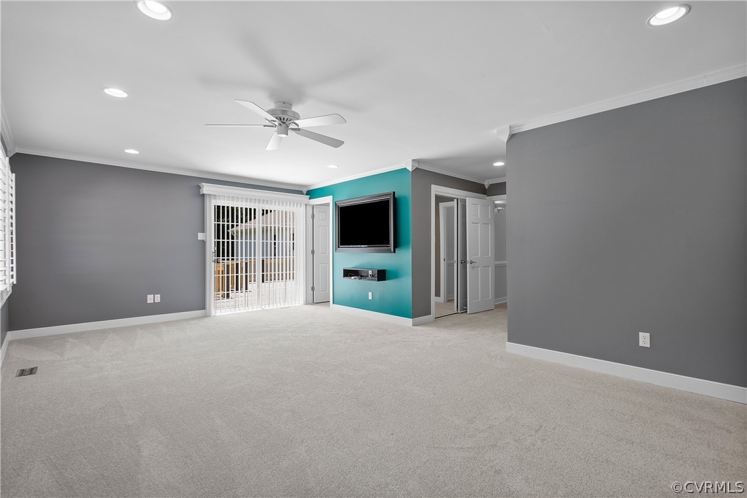 1503 Black Heath Road Midlothian, VA 23113 - Photo 22 of 50 a view of an empty room with a window and a kitchen