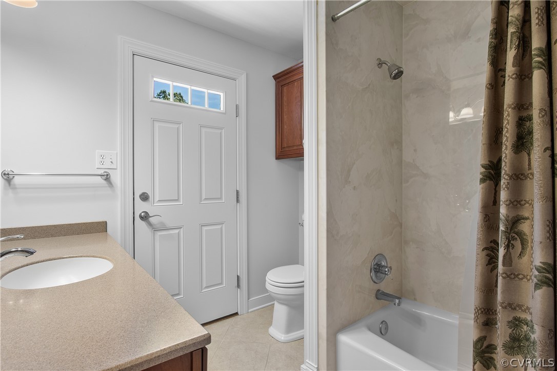 1503 Black Heath Road Midlothian, VA 23113 - Photo 32 of 50 a bathroom with a sink toilet and shower