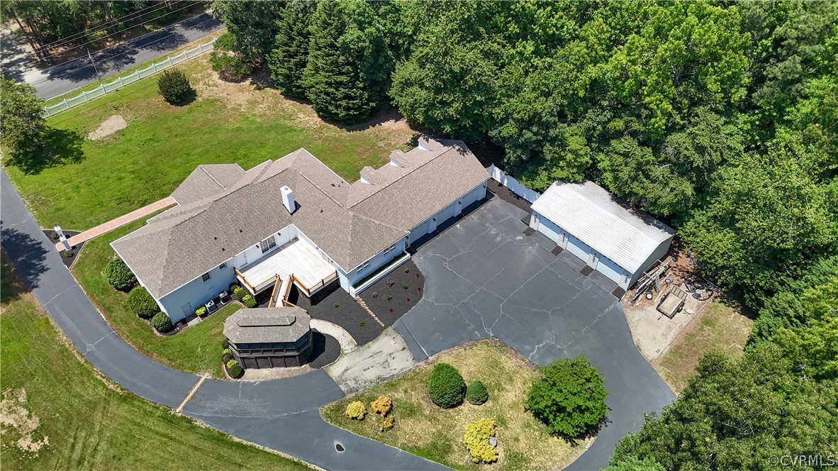 1503 Black Heath Road Midlothian, VA 23113 - Photo 45 of 50 an aerial view of a house with a yard