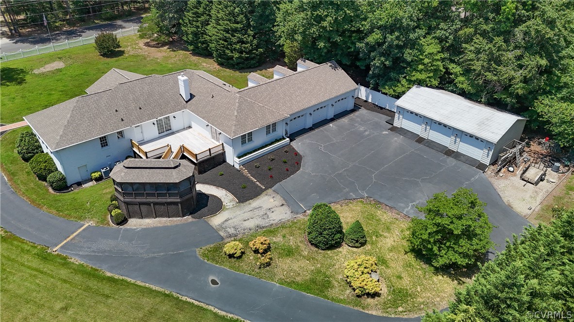 1503 Black Heath Road Midlothian, VA 23113 - Photo 46 of 50 an aerial view of a house with outdoor space