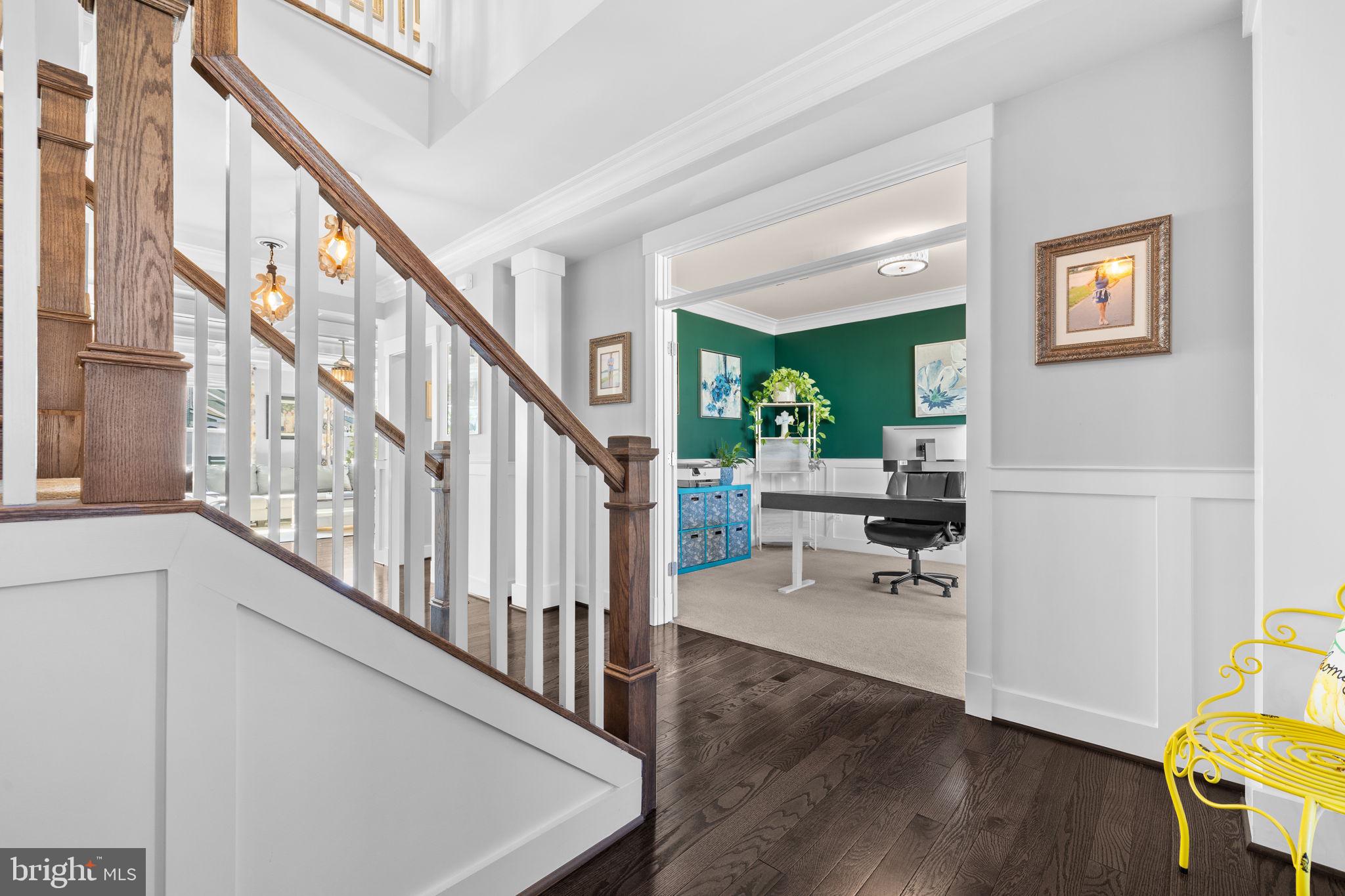 4844 Point Road Warrenton, VA 20187 - Photo 12 of 65 Custom paneling & trim throughout home