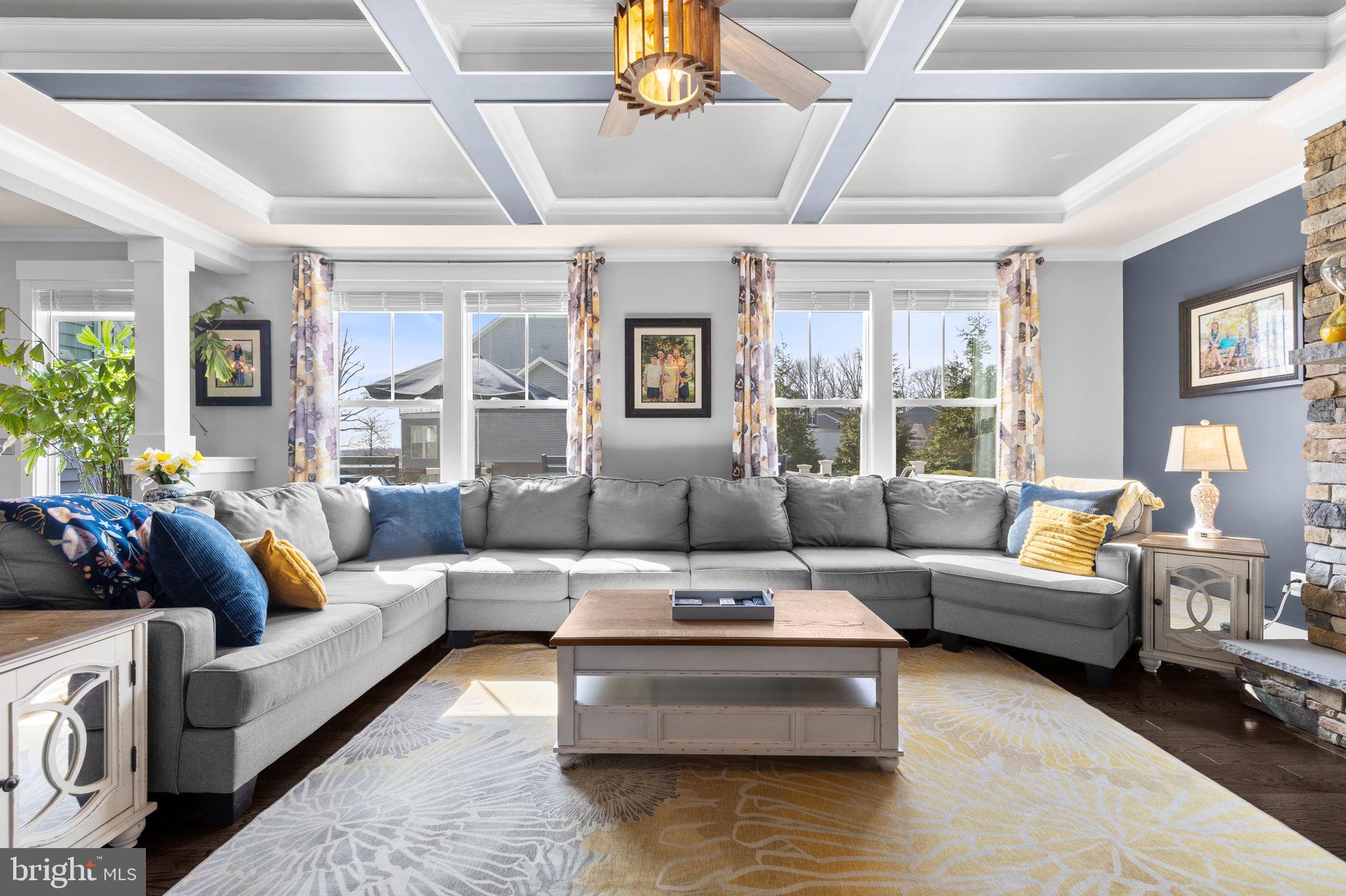 4844 Point Road Warrenton, VA 20187 - Photo 15 of 65 Coffered ceilings and beautiful trim work