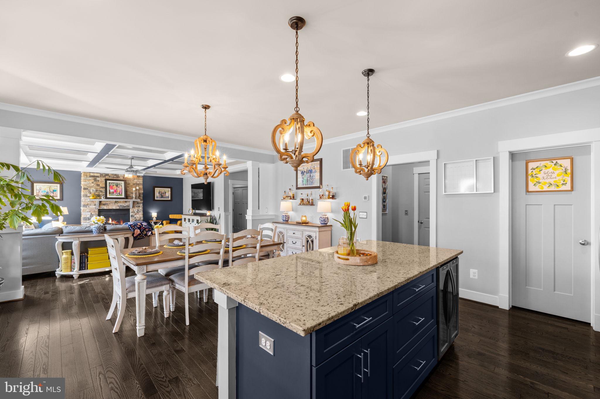 4844 Point Road Warrenton, VA 20187 - Photo 21 of 65 Large island with built in wine/soda fridge