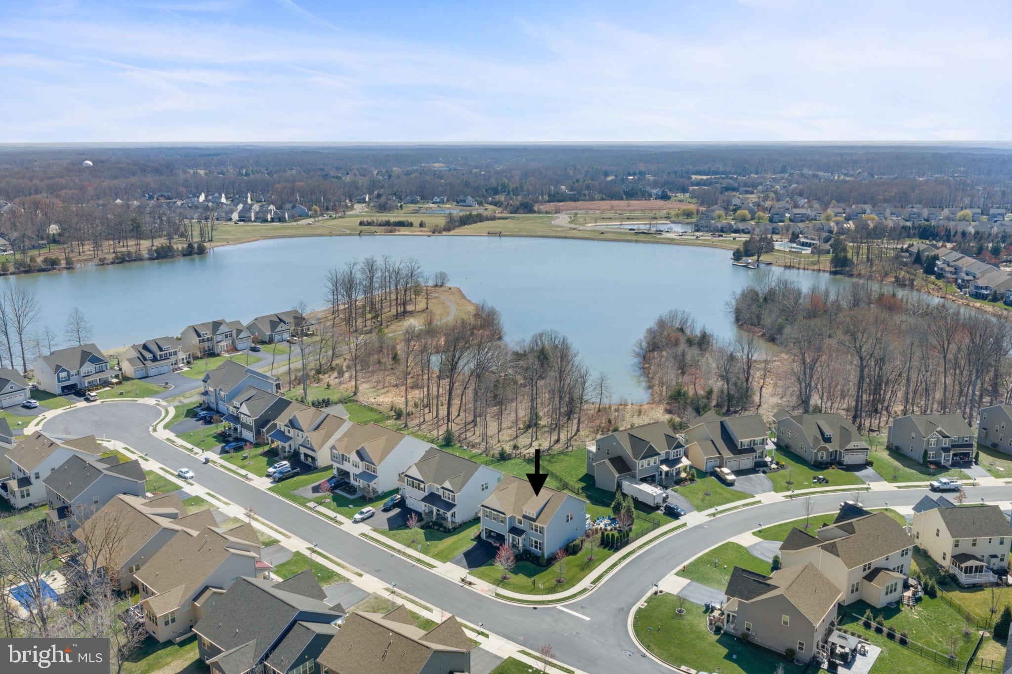 4844 Point Road Warrenton, VA 20187 - Photo 6 of 65 Fantastic lake views from the back of the home!