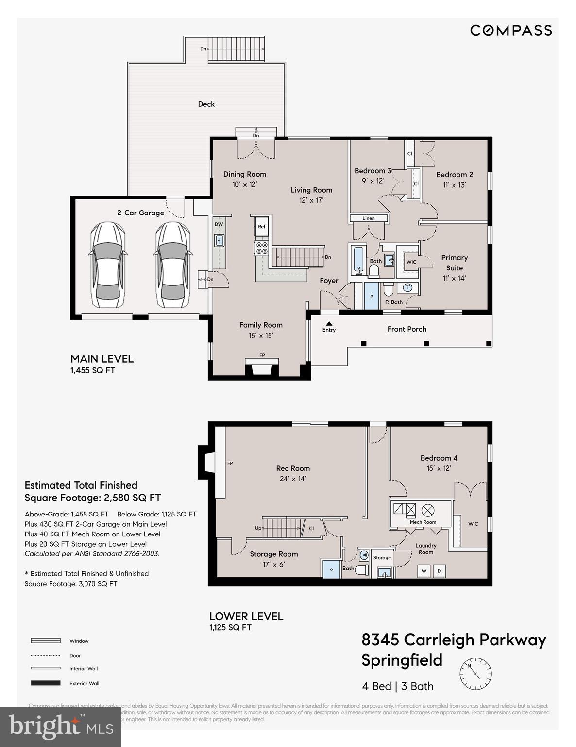 8345 Carrleigh Parkway Springfield, VA 22152 - Photo 29 of 29 floor plan