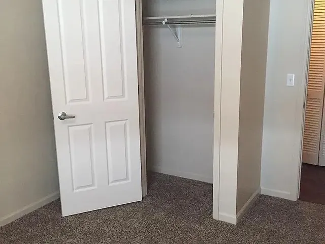 a view of closet area