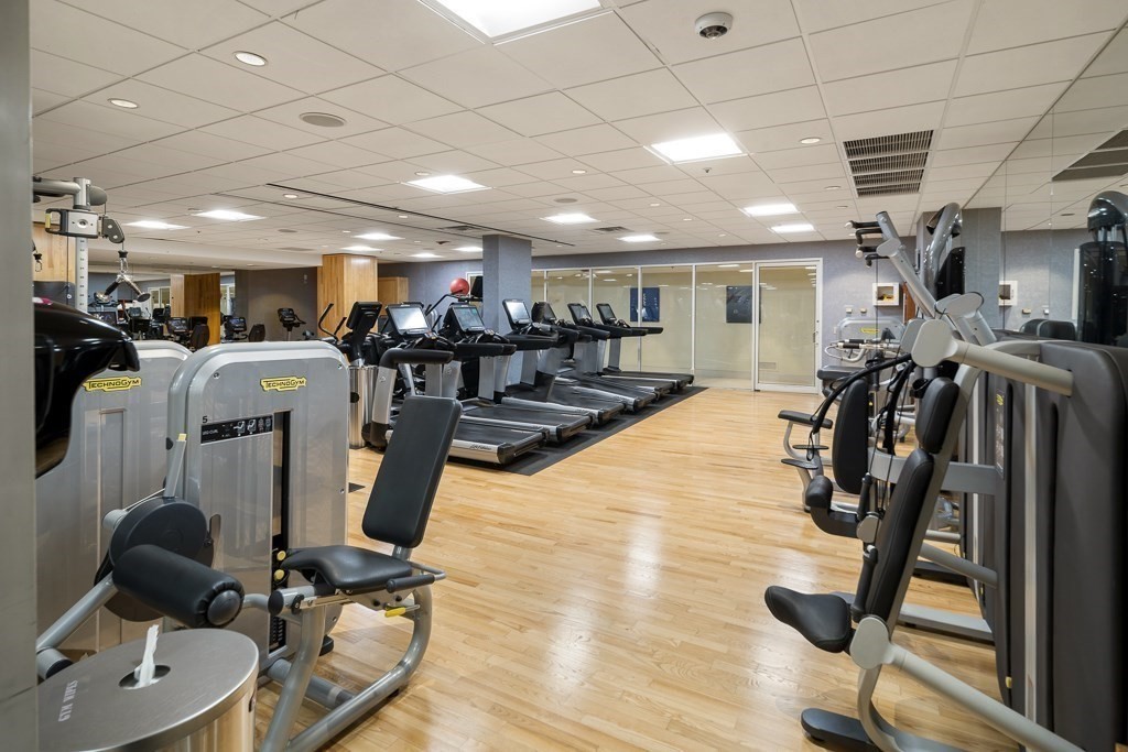 20 Rowes Wharf, Unit 503 Boston, MA 02110 - Photo 25 of 26 a view of a room with gym equipment