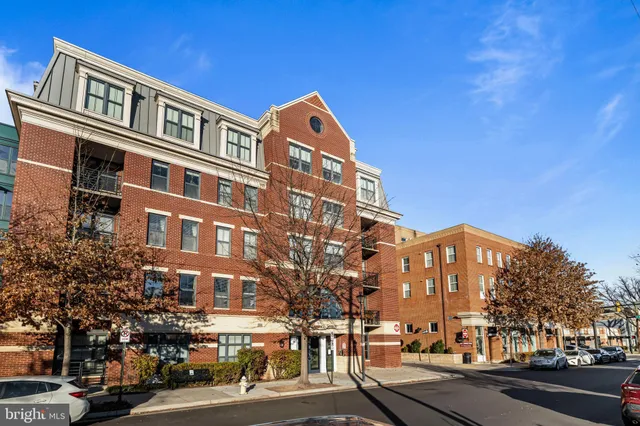 a front view of a building