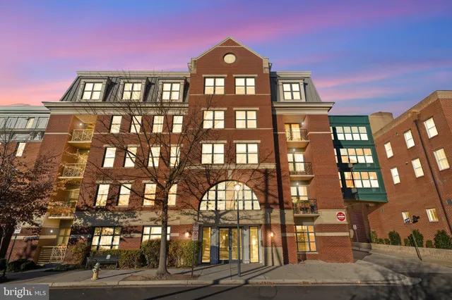 a front view of a building