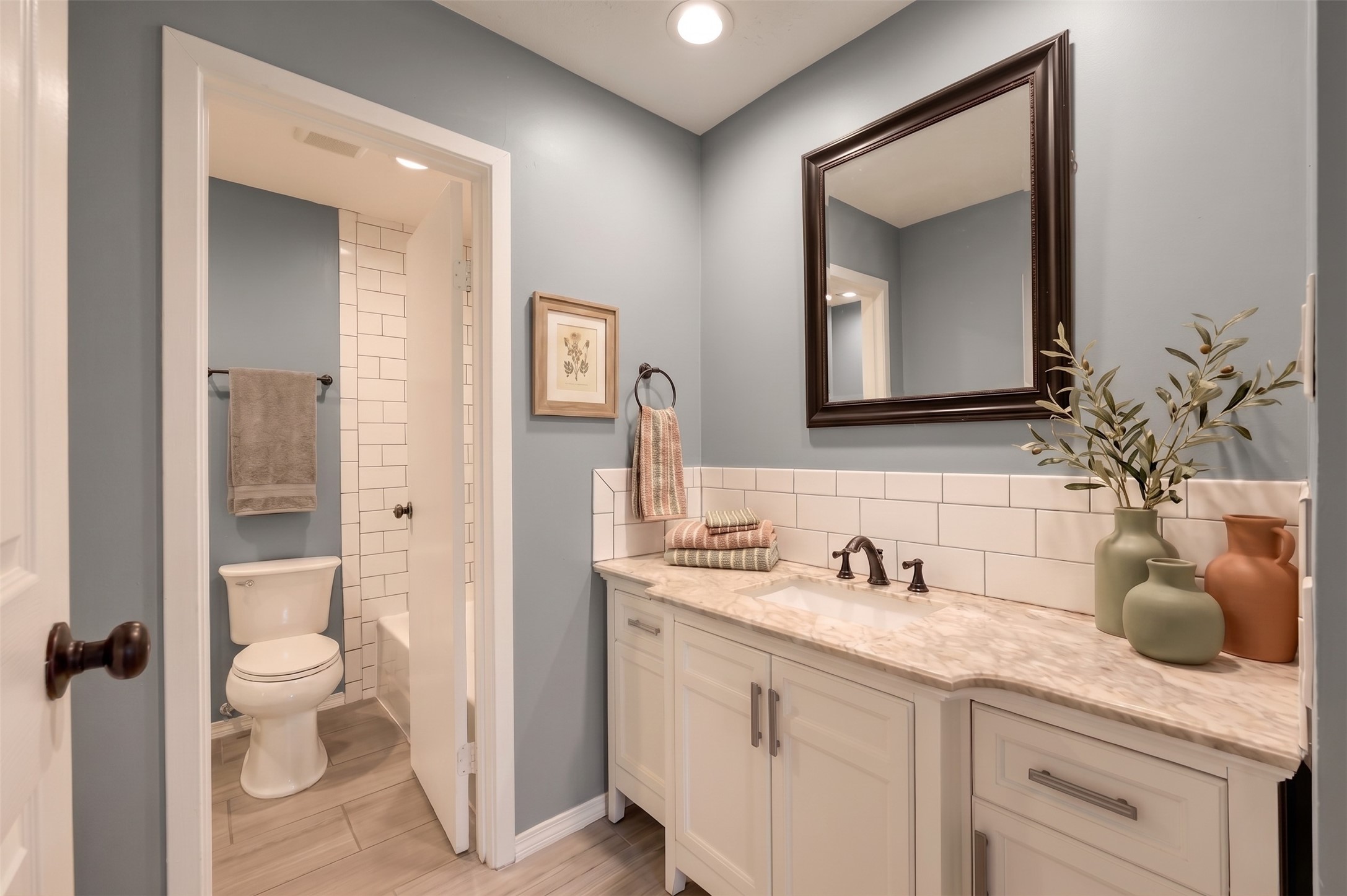 12224 Gun Oak Place Spring, TX 77380 - Photo 26 of 37 Spacious Vanity Area with Ample Storage and Counter Space (Virtually Staged)