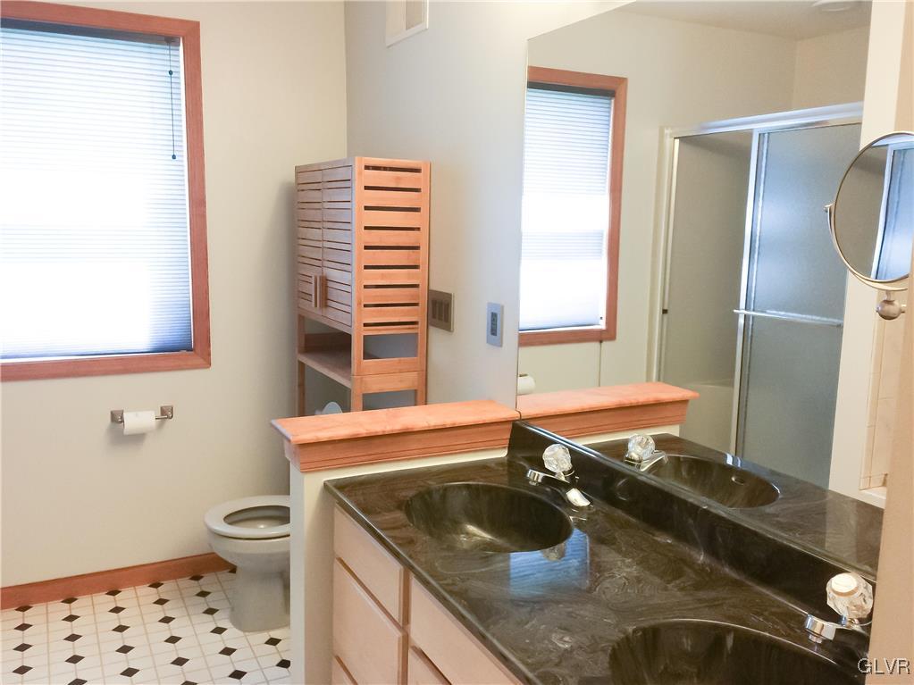 968 Renaldi Road Wind Gap, PA 18091 - Photo 11 of 18 a bathroom with a sink toilet and shower
