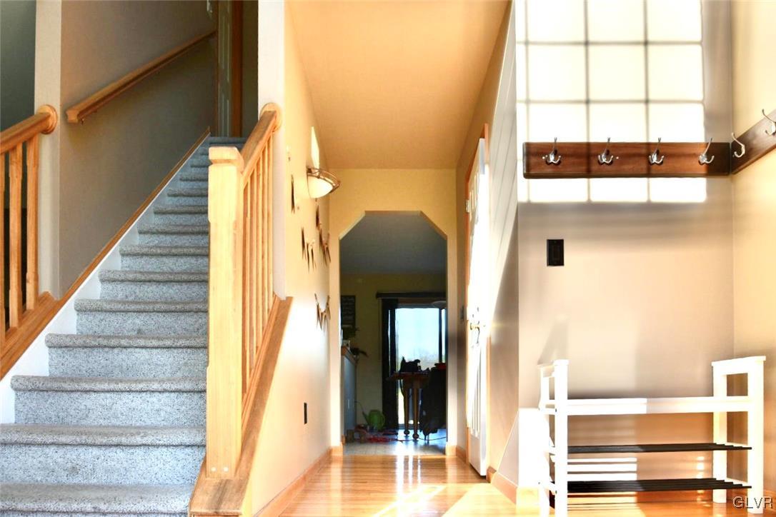 968 Renaldi Road Wind Gap, PA 18091 - Photo 6 of 18 a view of staircase with white walls and a window