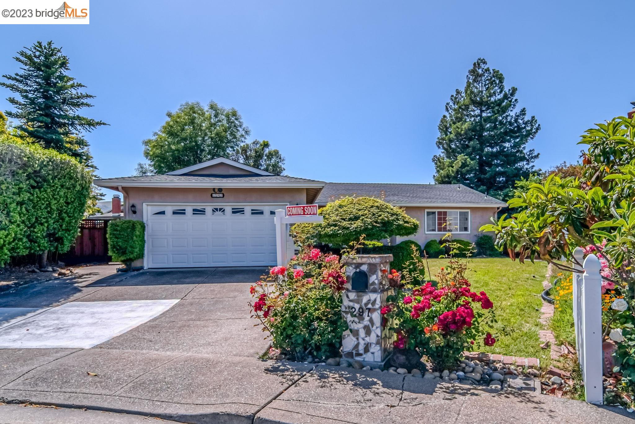 297 Casper Place San Ramon, CA 94583 - Photo 1 of 1 a front view of a house with a yard and a fountain