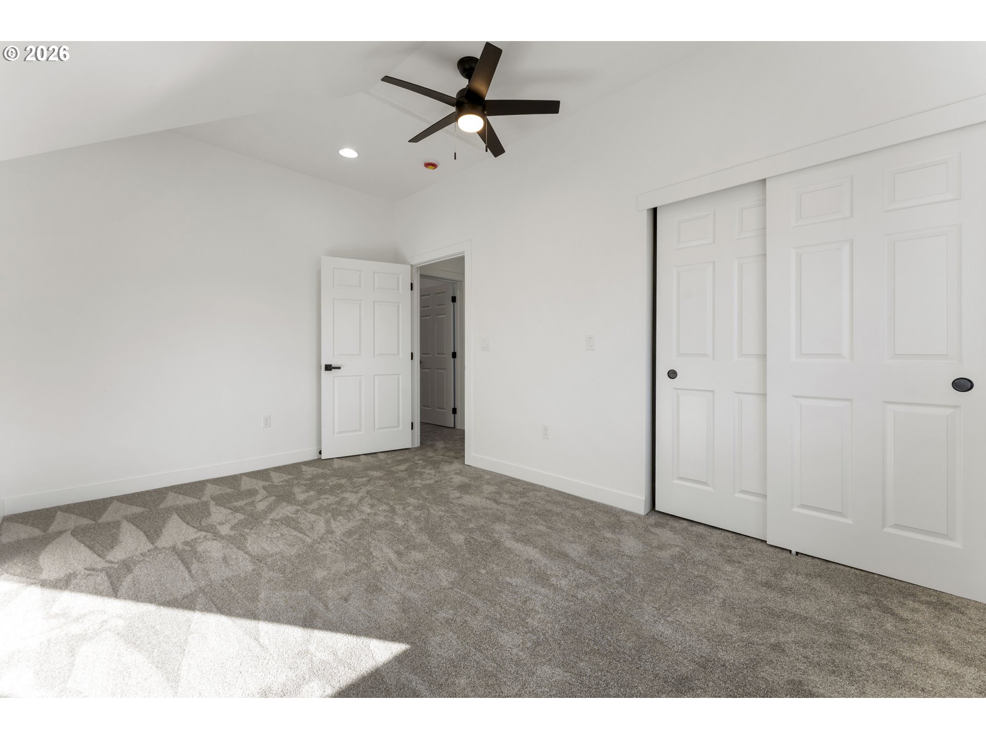 413 South Trade Street Amity, OR 97101 - Photo 29 of 42 a view of a room with a ceiling fan and hardwood floor