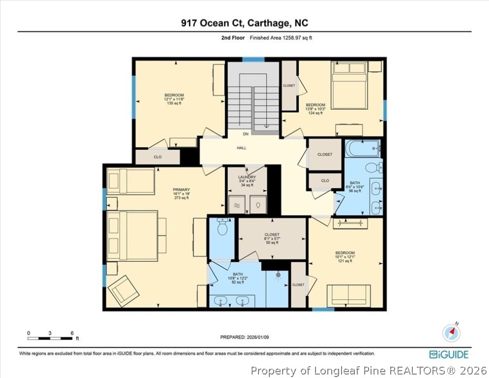 917 Ocean Court Carthage, NC 28327 - Photo 32 of 32 a picture of a floor plan