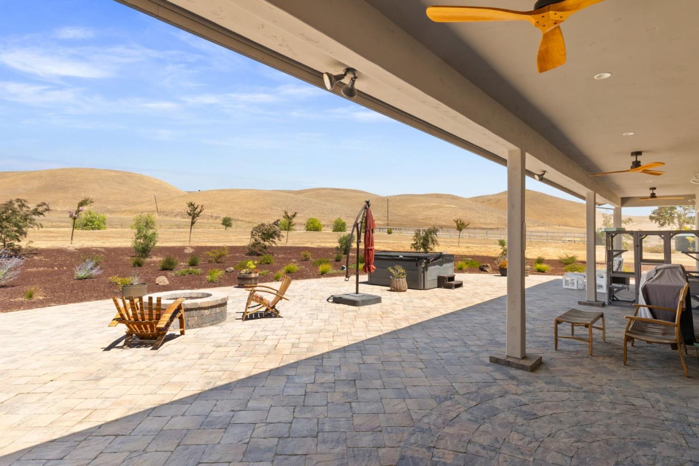 7251 Diablo Hills Road Tres Pinos, CA 95075 - Photo 39 of 60 a view of a terrace with seating area
