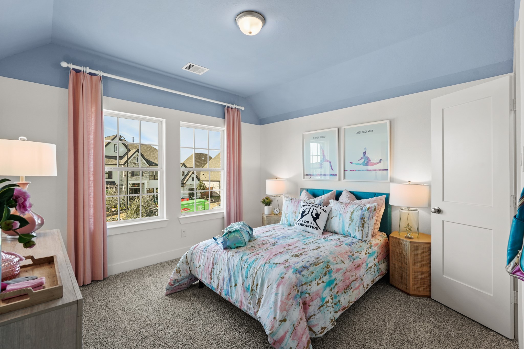 2718 Peach Vly Road Fulshear, TX 77423 - Photo 28 of 45 a bedroom with a bed and a window