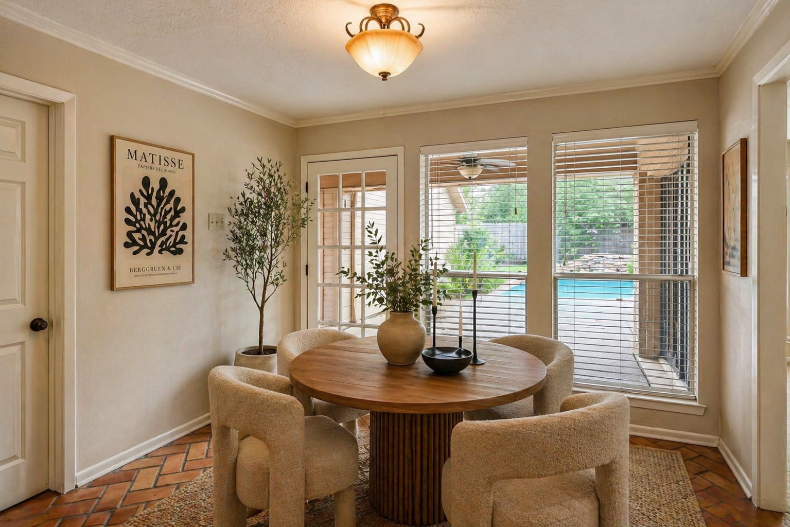 16606 Brendon Court Spring, TX 77379 - Photo 21 of 43 Here the breakfast room has been virtually staged to show how you could decorate the space and how livable this home is.