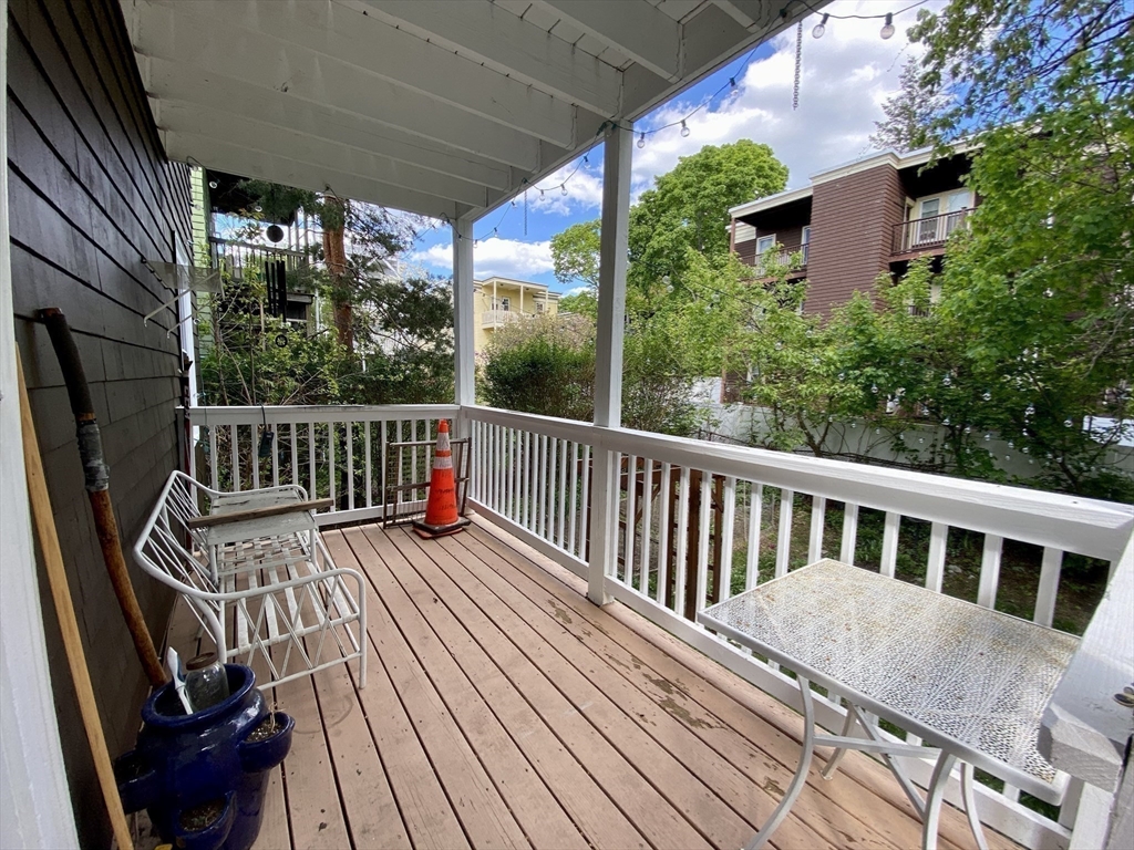 12 St Peter Street, Unit 1 Boston, MA 02130 - Photo 14 of 20 a view of balcony with wooden floor and seating space