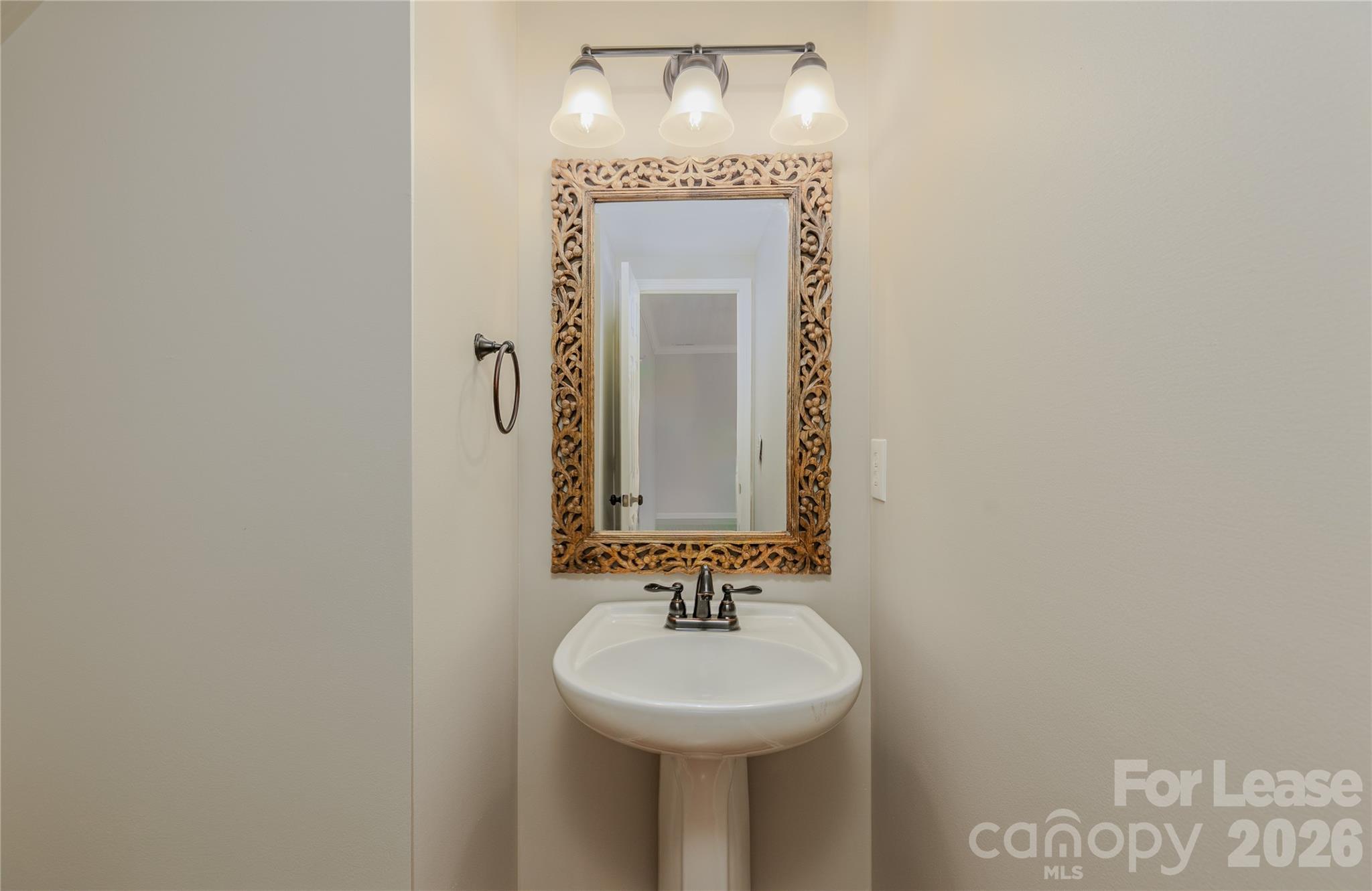 9724 Steele Meadow Road Charlotte, NC 28273 - Photo 13 of 38 a bathroom with a sink and a mirror