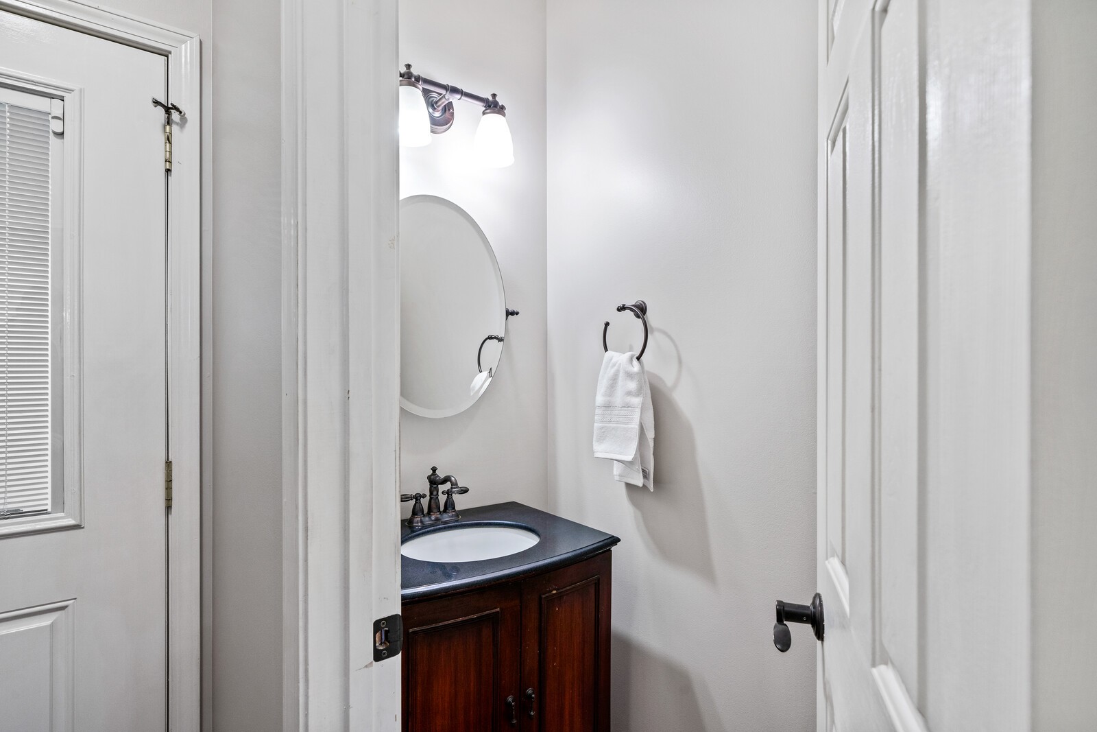 839 Corolla Road Sparta, TN 38583 - Photo 22 of 50 a bathroom with a sink and mirror